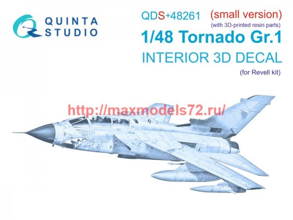 QDS+48261   3D Декаль интерьера кабины Tornado GR.1 (Revell) (малая версия) (с 3D-печатными деталями) (thumb73642)